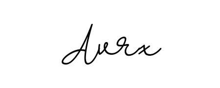 Looking for an artistic signature for Avrx? The BallpointsItalic-DORy9 calligraphy style gives a sophisticated flow suitable for business cards and emails. Avrx signature style 11 images and pictures png