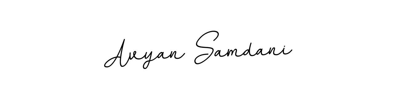 Make a beautiful signature design for name Avyan Samdani. With this signature (BallpointsItalic-DORy9) style, you can create a handwritten signature for free. Avyan Samdani signature style 11 images and pictures png