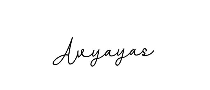 The best way (BallpointsItalic-DORy9) to make a short signature is to pick only two or three words in your name. The name Avyayas include a total of six letters. For converting this name. Avyayas signature style 11 images and pictures png