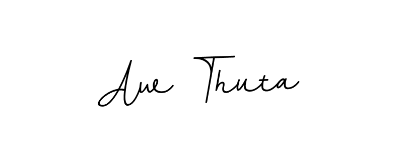 Similarly BallpointsItalic-DORy9 is the best handwritten signature design. Signature creator online .You can use it as an online autograph creator for name Aw Thuta. Aw Thuta signature style 11 images and pictures png