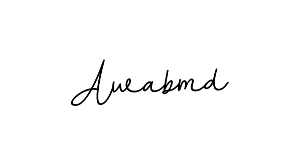 Also You can easily find your signature by using the search form. We will create Awabmd name handwritten signature images for you free of cost using BallpointsItalic-DORy9 sign style. Awabmd signature style 11 images and pictures png