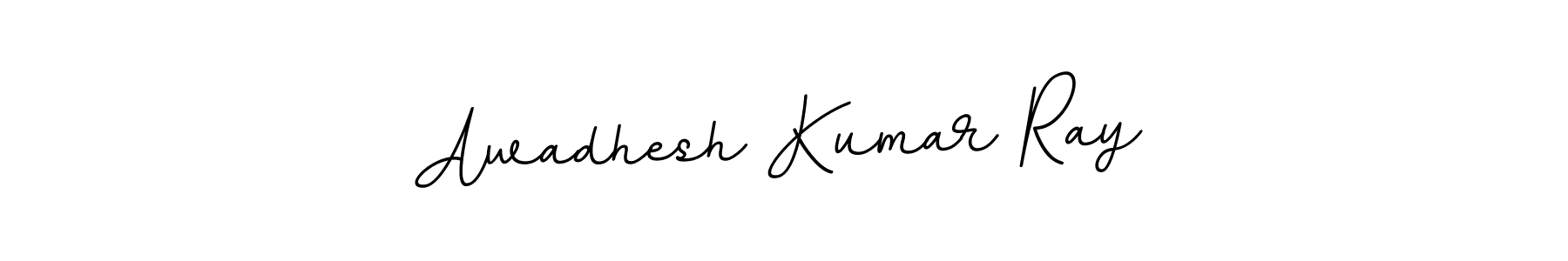 Design your own signature with our free online signature maker. With this signature software, you can create a handwritten (BallpointsItalic-DORy9) signature for name Awadhesh Kumar Ray. Awadhesh Kumar Ray signature style 11 images and pictures png