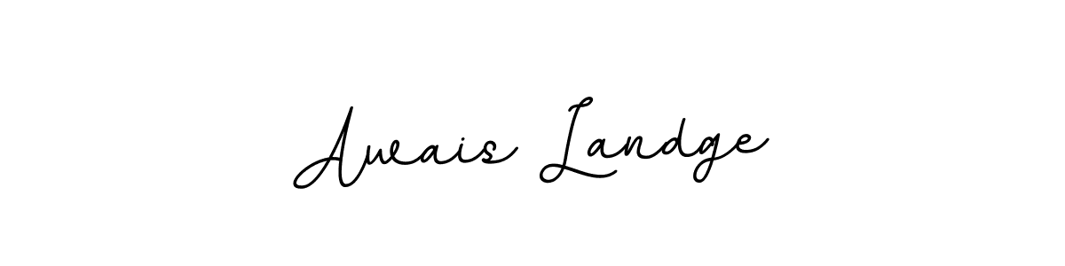 How to Draw Awais Landge signature style? BallpointsItalic-DORy9 is a latest design signature styles for name Awais Landge. Awais Landge signature style 11 images and pictures png