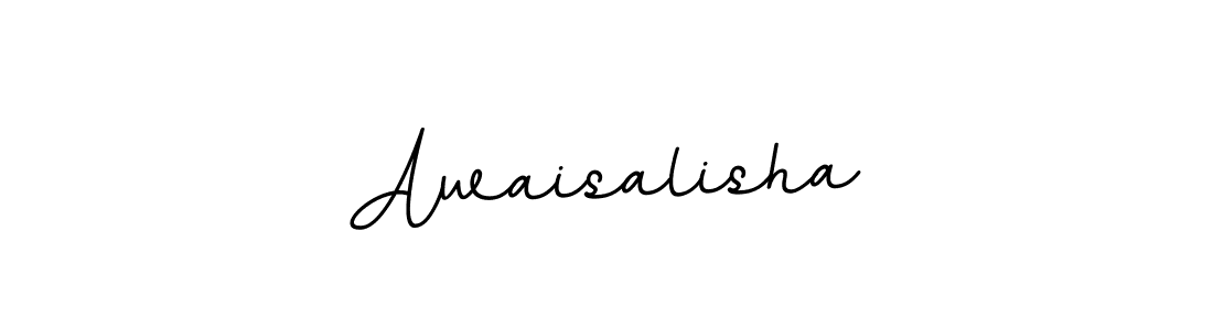 Create a beautiful signature design for name Awaisalisha. With this signature (BallpointsItalic-DORy9) fonts, you can make a handwritten signature for free. Awaisalisha signature style 11 images and pictures png
