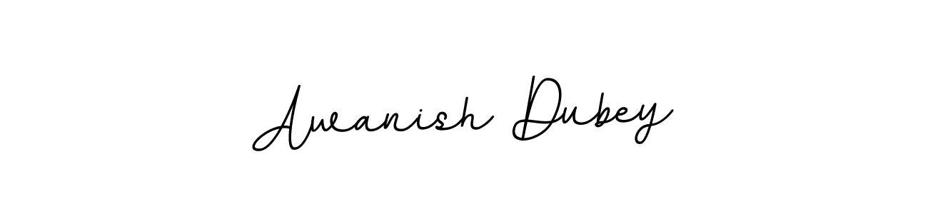 Create a beautiful signature design for name Awanish Dubey. With this signature (BallpointsItalic-DORy9) fonts, you can make a handwritten signature for free. Awanish Dubey signature style 11 images and pictures png