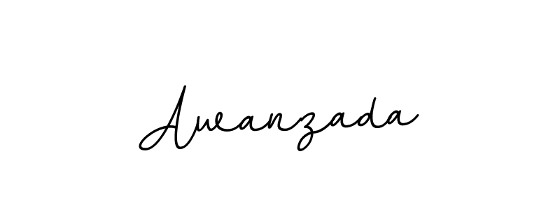 You should practise on your own different ways (BallpointsItalic-DORy9) to write your name (Awanzada) in signature. don't let someone else do it for you. Awanzada signature style 11 images and pictures png