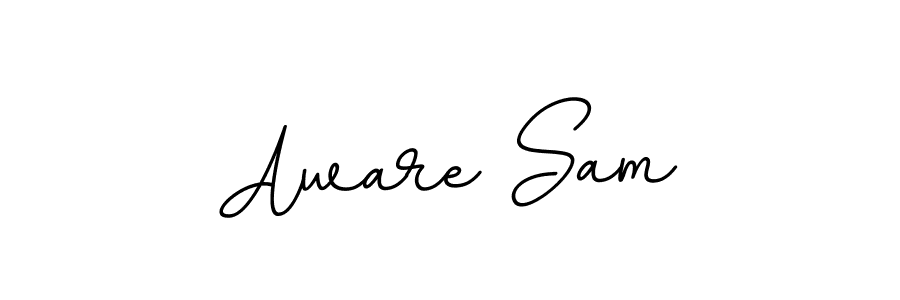 Check out images of Autograph of Aware Sam name. Actor Aware Sam Signature Style. BallpointsItalic-DORy9 is a professional sign style online. Aware Sam signature style 11 images and pictures png