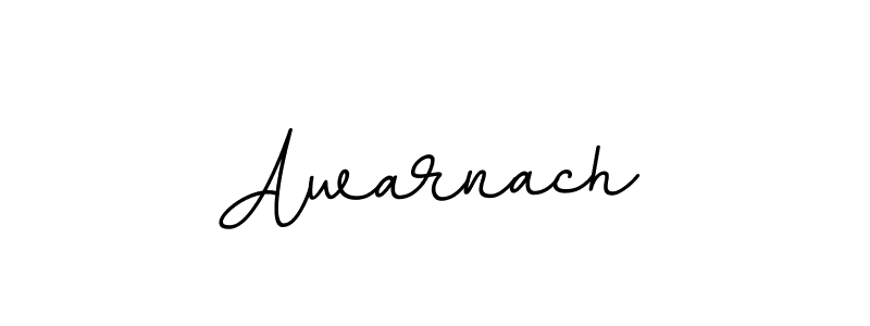 Make a beautiful signature design for name Awarnach. With this signature (BallpointsItalic-DORy9) style, you can create a handwritten signature for free. Awarnach signature style 11 images and pictures png