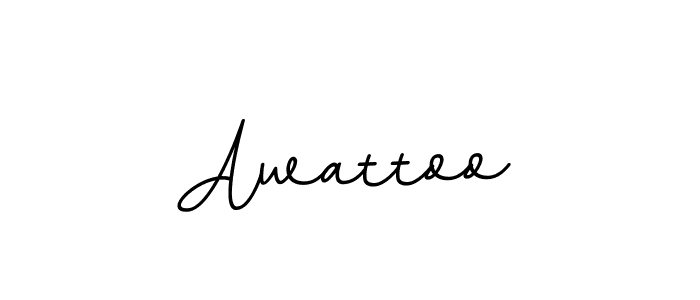 How to make Awattoo signature? BallpointsItalic-DORy9 is a professional autograph style. Create handwritten signature for Awattoo name. Awattoo signature style 11 images and pictures png