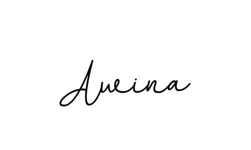 if you are searching for the best signature style for your name Awina. so please give up your signature search. here we have designed multiple signature styles  using BallpointsItalic-DORy9. Awina signature style 11 images and pictures png