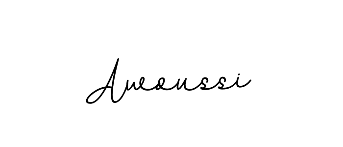 The best way (BallpointsItalic-DORy9) to make a short signature is to pick only two or three words in your name. The name Awoussi include a total of six letters. For converting this name. Awoussi signature style 11 images and pictures png