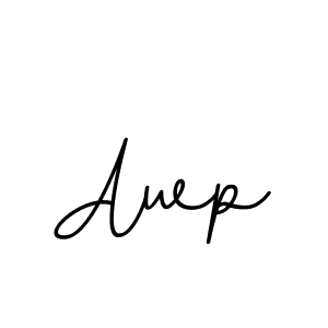 How to make Awp signature? BallpointsItalic-DORy9 is a professional autograph style. Create handwritten signature for Awp name. Awp signature style 11 images and pictures png