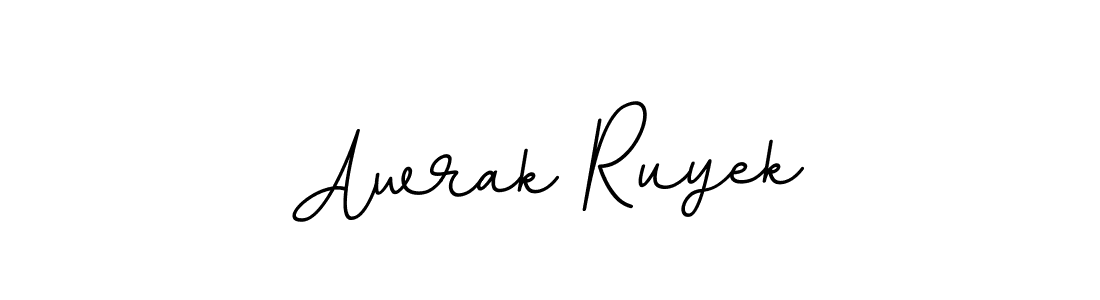 Also we have Awrak Ruyek name is the best signature style. Create professional handwritten signature collection using BallpointsItalic-DORy9 autograph style. Awrak Ruyek signature style 11 images and pictures png