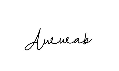 Make a beautiful signature design for name Awwab. Use this online signature maker to create a handwritten signature for free. Awwab signature style 11 images and pictures png