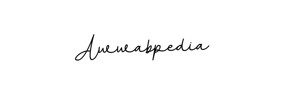 Awwabpedia stylish signature style. Best Handwritten Sign (BallpointsItalic-DORy9) for my name. Handwritten Signature Collection Ideas for my name Awwabpedia. Awwabpedia signature style 11 images and pictures png