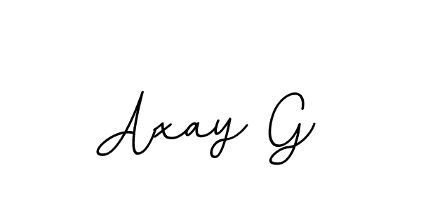 Create a beautiful signature design for name Axay G. With this signature (BallpointsItalic-DORy9) fonts, you can make a handwritten signature for free. Axay G signature style 11 images and pictures png