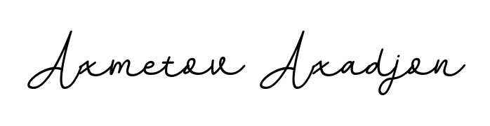 Make a beautiful signature design for name Axmetov Axadjon. Use this online signature maker to create a handwritten signature for free. Axmetov Axadjon signature style 11 images and pictures png