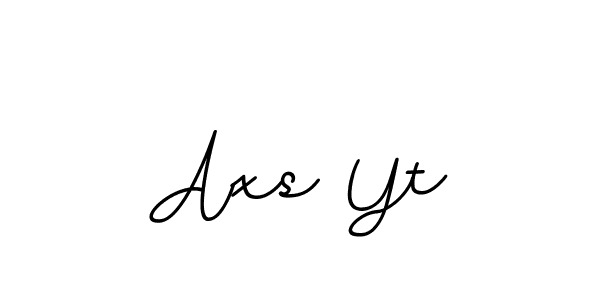 Use a signature maker to create a handwritten signature online. With this signature software, you can design (BallpointsItalic-DORy9) your own signature for name Axs Yt. Axs Yt signature style 11 images and pictures png