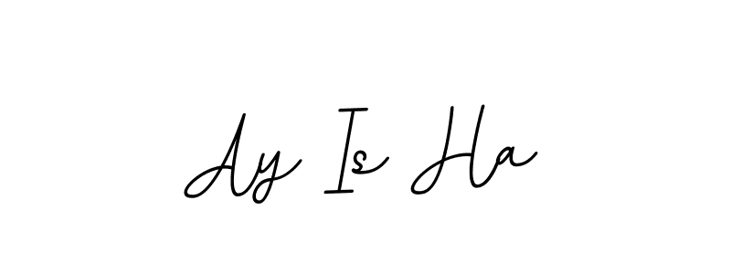 How to make Ay Is Ha signature? BallpointsItalic-DORy9 is a professional autograph style. Create handwritten signature for Ay Is Ha name. Ay Is Ha signature style 11 images and pictures png