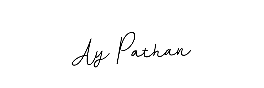 Ay Pathan stylish signature style. Best Handwritten Sign (BallpointsItalic-DORy9) for my name. Handwritten Signature Collection Ideas for my name Ay Pathan. Ay Pathan signature style 11 images and pictures png