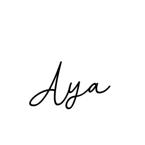 How to make Aya name signature. Use BallpointsItalic-DORy9 style for creating short signs online. This is the latest handwritten sign. Aya signature style 11 images and pictures png