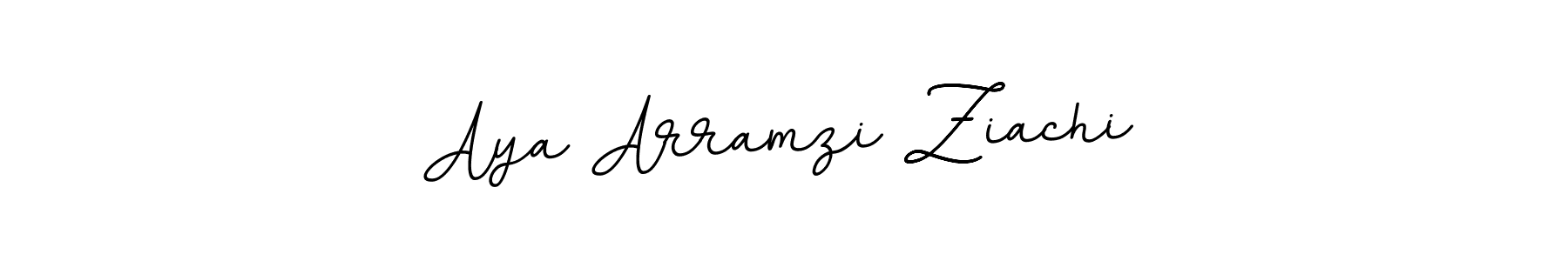 How to make Aya Arramzi Ziachi name signature. Use BallpointsItalic-DORy9 style for creating short signs online. This is the latest handwritten sign. Aya Arramzi Ziachi signature style 11 images and pictures png