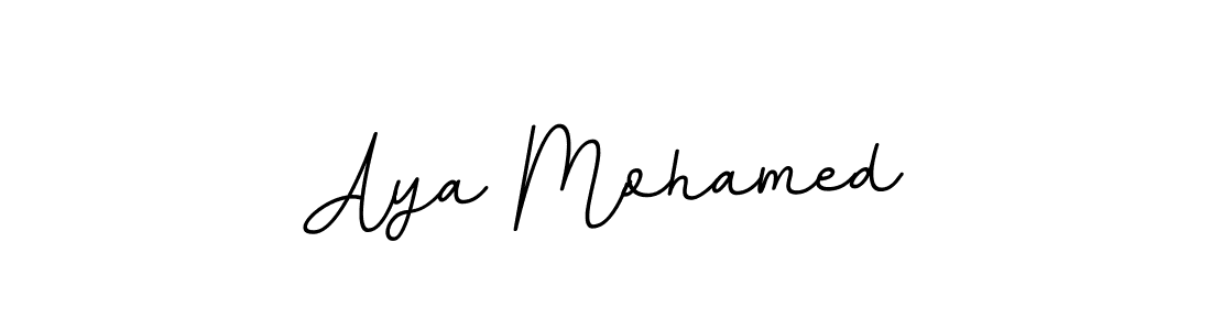 if you are searching for the best signature style for your name Aya Mohamed. so please give up your signature search. here we have designed multiple signature styles  using BallpointsItalic-DORy9. Aya Mohamed signature style 11 images and pictures png