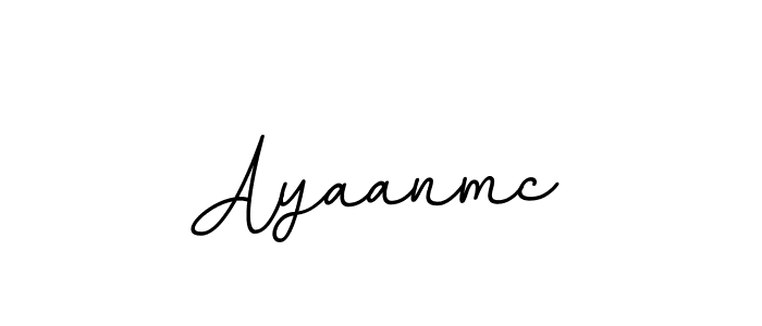 Use a signature maker to create a handwritten signature online. With this signature software, you can design (BallpointsItalic-DORy9) your own signature for name Ayaanmc. Ayaanmc signature style 11 images and pictures png