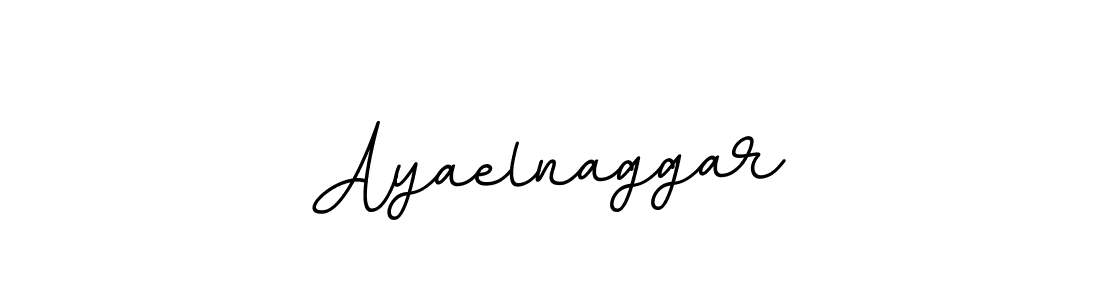 How to make Ayaelnaggar name signature. Use BallpointsItalic-DORy9 style for creating short signs online. This is the latest handwritten sign. Ayaelnaggar signature style 11 images and pictures png