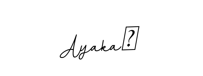 Check out images of Autograph of Ayaka♥ name. Actor Ayaka♥ Signature Style. BallpointsItalic-DORy9 is a professional sign style online. Ayaka♥ signature style 11 images and pictures png