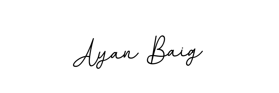 It looks lik you need a new signature style for name Ayan Baig. Design unique handwritten (BallpointsItalic-DORy9) signature with our free signature maker in just a few clicks. Ayan Baig signature style 11 images and pictures png