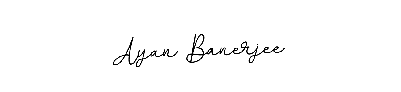 Use a signature maker to create a handwritten signature online. With this signature software, you can design (BallpointsItalic-DORy9) your own signature for name Ayan Banerjee. Ayan Banerjee signature style 11 images and pictures png