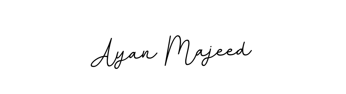 You should practise on your own different ways (BallpointsItalic-DORy9) to write your name (Ayan Majeed) in signature. don't let someone else do it for you. Ayan Majeed signature style 11 images and pictures png