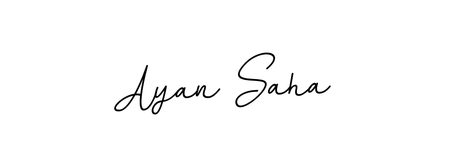 You should practise on your own different ways (BallpointsItalic-DORy9) to write your name (Ayan Saha) in signature. don't let someone else do it for you. Ayan Saha signature style 11 images and pictures png