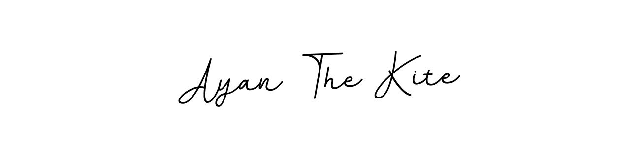Use a signature maker to create a handwritten signature online. With this signature software, you can design (BallpointsItalic-DORy9) your own signature for name Ayan The Kite. Ayan The Kite signature style 11 images and pictures png