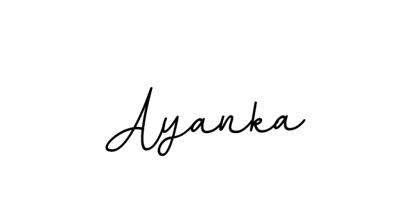 The best way (BallpointsItalic-DORy9) to make a short signature is to pick only two or three words in your name. The name Ayanka include a total of six letters. For converting this name. Ayanka signature style 11 images and pictures png