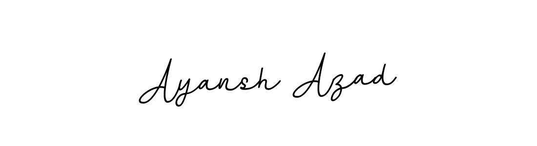 This is the best signature style for the Ayansh Azad name. Also you like these signature font (BallpointsItalic-DORy9). Mix name signature. Ayansh Azad signature style 11 images and pictures png