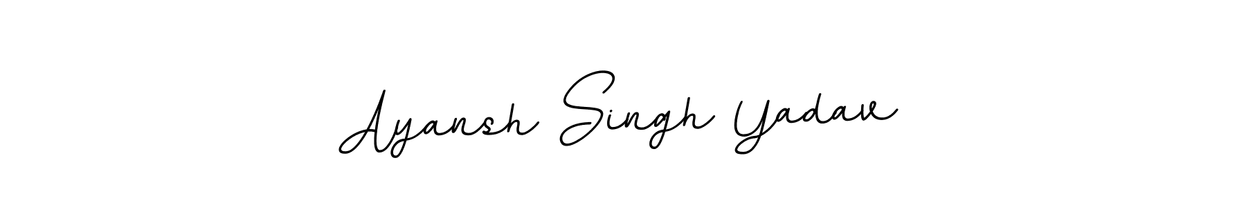 Make a beautiful signature design for name Ayansh Singh Yadav. Use this online signature maker to create a handwritten signature for free. Ayansh Singh Yadav signature style 11 images and pictures png