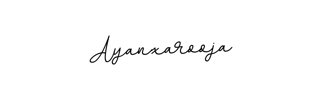 Make a beautiful signature design for name Ayanxarooja. With this signature (BallpointsItalic-DORy9) style, you can create a handwritten signature for free. Ayanxarooja signature style 11 images and pictures png