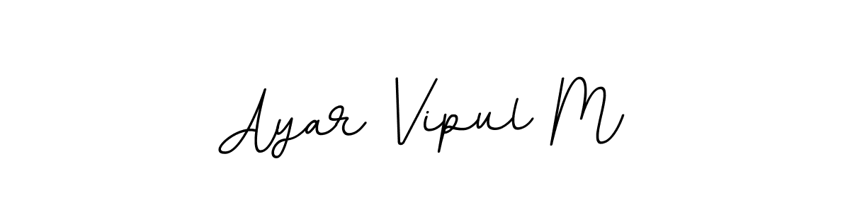 You can use this online signature creator to create a handwritten signature for the name Ayar Vipul M. This is the best online autograph maker. Ayar Vipul M signature style 11 images and pictures png