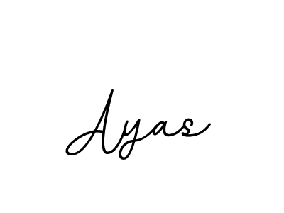 How to make Ayas name signature. Use BallpointsItalic-DORy9 style for creating short signs online. This is the latest handwritten sign. Ayas signature style 11 images and pictures png