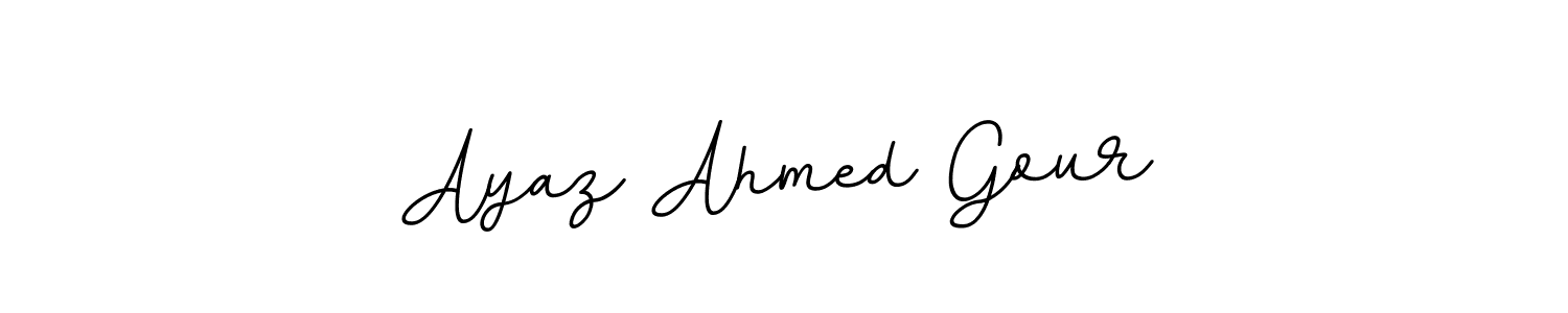 Make a beautiful signature design for name Ayaz Ahmed Gour. Use this online signature maker to create a handwritten signature for free. Ayaz Ahmed Gour signature style 11 images and pictures png