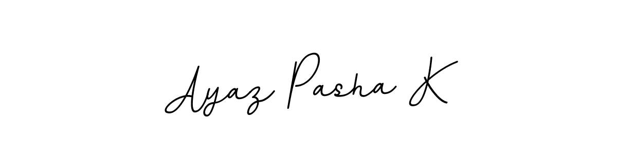 if you are searching for the best signature style for your name Ayaz Pasha K. so please give up your signature search. here we have designed multiple signature styles  using BallpointsItalic-DORy9. Ayaz Pasha K signature style 11 images and pictures png