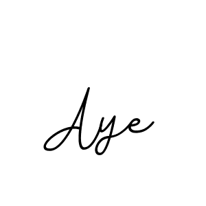 How to make Aye name signature. Use BallpointsItalic-DORy9 style for creating short signs online. This is the latest handwritten sign. Aye signature style 11 images and pictures png