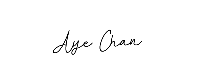 You should practise on your own different ways (BallpointsItalic-DORy9) to write your name (Aye Chan) in signature. don't let someone else do it for you. Aye Chan signature style 11 images and pictures png