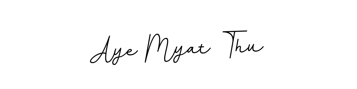 Create a beautiful signature design for name Aye Myat Thu. With this signature (BallpointsItalic-DORy9) fonts, you can make a handwritten signature for free. Aye Myat Thu signature style 11 images and pictures png