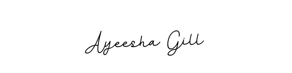 Make a beautiful signature design for name Ayeesha Gill. Use this online signature maker to create a handwritten signature for free. Ayeesha Gill signature style 11 images and pictures png