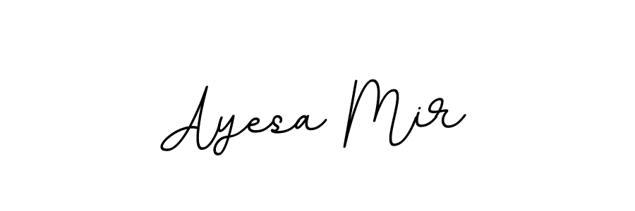 Make a beautiful signature design for name Ayesa Mir. With this signature (BallpointsItalic-DORy9) style, you can create a handwritten signature for free. Ayesa Mir signature style 11 images and pictures png