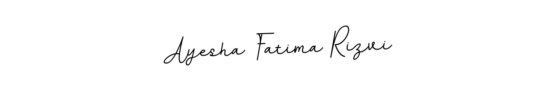 Make a beautiful signature design for name Ayesha Fatima Rizvi. With this signature (BallpointsItalic-DORy9) style, you can create a handwritten signature for free. Ayesha Fatima Rizvi signature style 11 images and pictures png