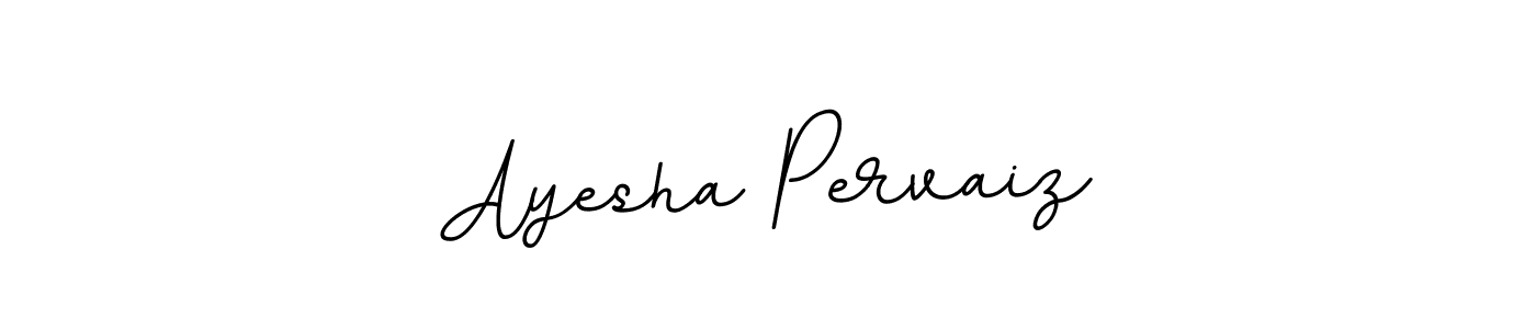 This is the best signature style for the Ayesha Pervaiz name. Also you like these signature font (BallpointsItalic-DORy9). Mix name signature. Ayesha Pervaiz signature style 11 images and pictures png
